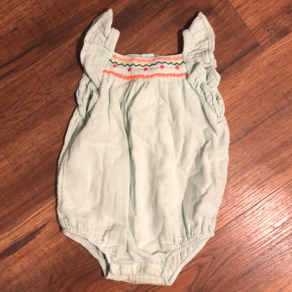 Pastel Turquoise Romper